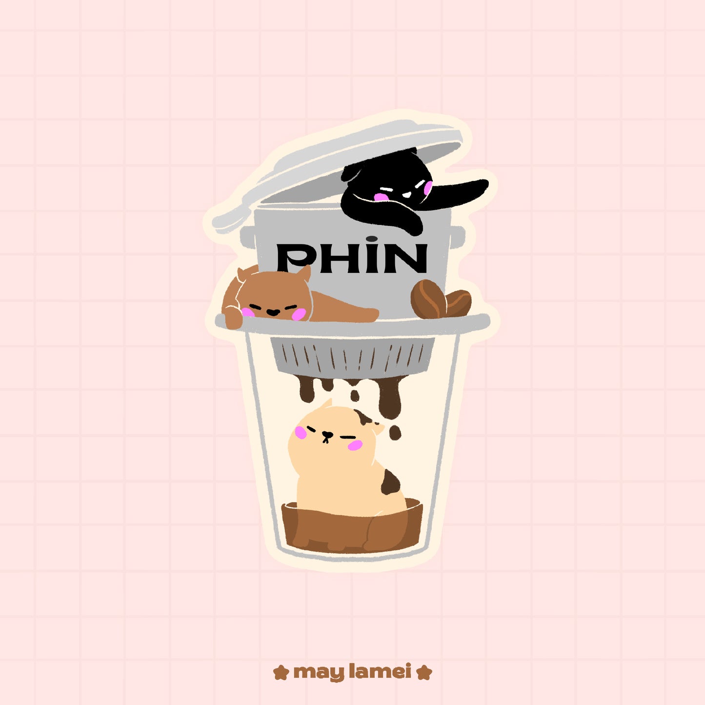 Vietnamese coffee cat