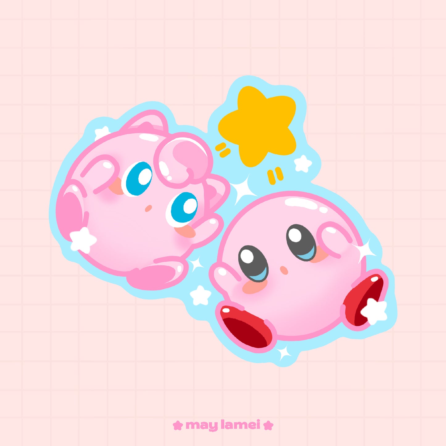 Kirby and Jigglypuff